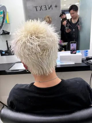 ショート カラー メンズ すぐ予約可能⭕️ さかもとゆうきのヘアスタイル