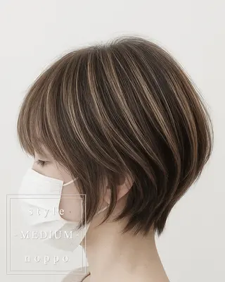 ショート カラー noppo所属・NOPPO 和泉市 美容室/奥村 飛鳥のヘアスタイル