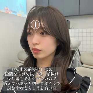 ミディアム ショートヘア くすみカラー、大場猛のヘアスタイル