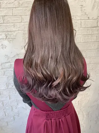 セミロング カラー ブリーチ特化 ハイトーンRYOYAのヘアスタイル