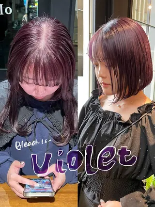 ロング カラー 野々村 朋美のヘアスタイル