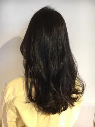 セミロング パーマ 野崎 ひかりのヘアスタイル