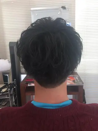 カラー パーマ ヘアアレンジ メンズ メンズパーマの巨匠 鈴木純のヘアスタイル