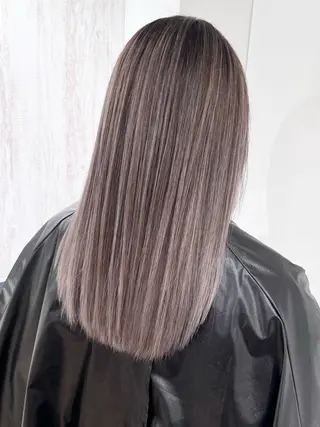 ミディアム カラー お肌トーン🆙カラー 全ての女性を艶髪にのヘアスタイル