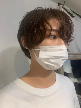 ショート パーマ MOMOKA💫 YARD【学芸大学】のヘアスタイル