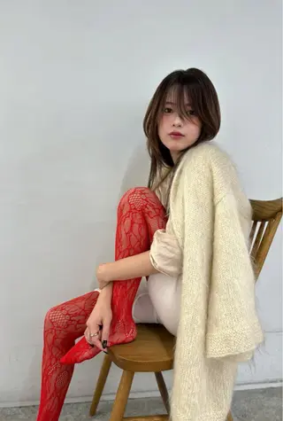 ロング 林　蓮／レイヤー /透明感カラーのヘアスタイル