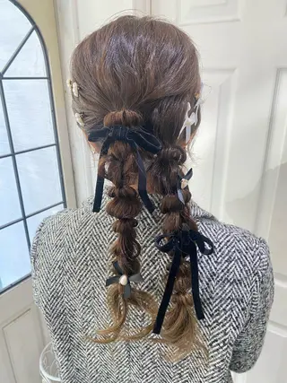 ヘアアレンジ uros.所属・uros.中目黒 moekaのヘアスタイル