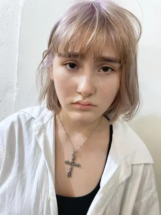 ミディアム 🌼U24 ヘアデザインラボのヘアスタイル