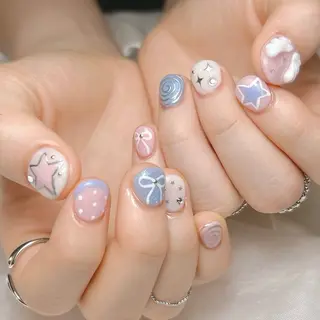 ネイル junna のぞいてねのネイルデザイン