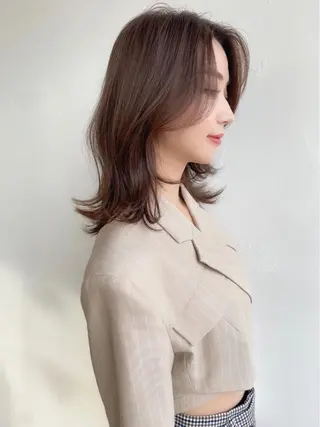 ミディアム 鎌倉 彩のヘアスタイル