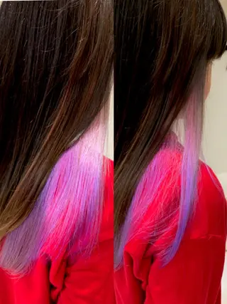 ロング カラー 松吉 純平のヘアスタイル