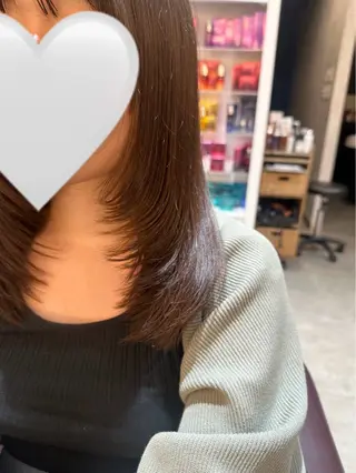 セミロング ✂️無料カットモデル ✂️佐々木悠月のヘアスタイル