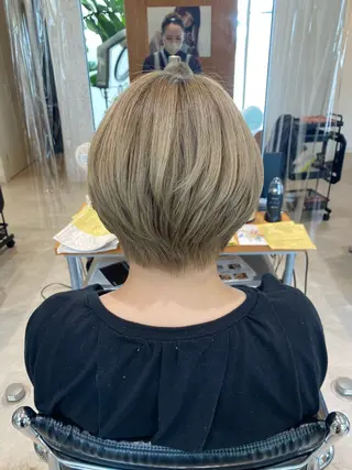 ショート hair S.coeur emu所属・黒木 日那のヘアスタイル