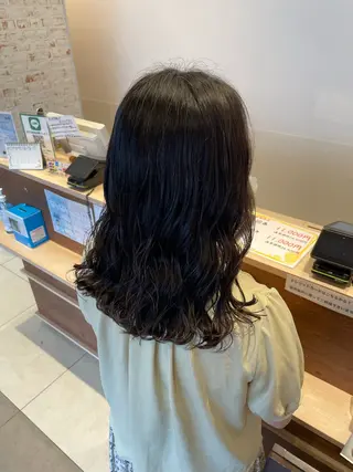 セミロング パーマ 7月末まで予約可能/ ヤマモト モエのヘアスタイル
