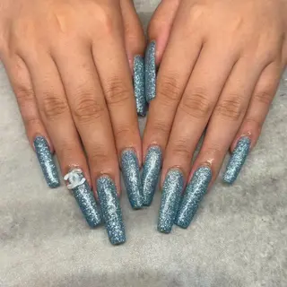 ネイル 井上春菜/長さだし パラジェルフィルインのネイルデザイン