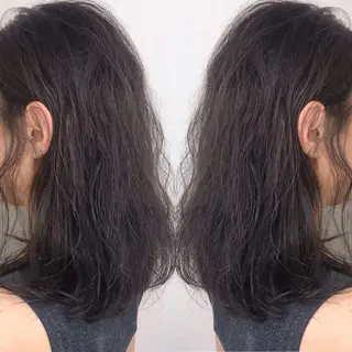 ミディアム カラー 柴田 祐輔のヘアスタイル