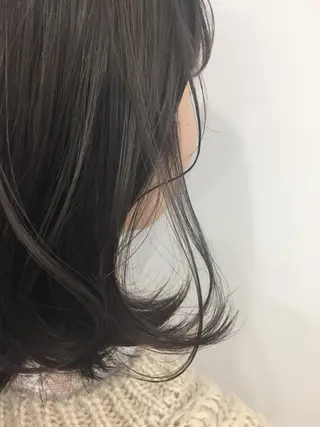 ミディアム カラー トップスタイリスト 👑田添幹宜のヘアスタイル