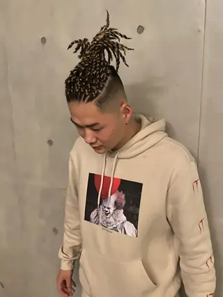 ショート カラー パーマ ヘアアレンジ メンズ キッズ ネイル マツエク・マツパ 中元 淳のヘアスタイル