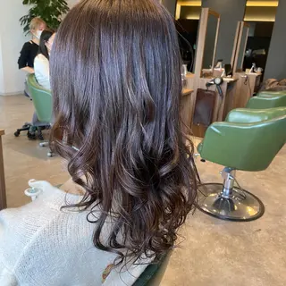 セミロング カラー 松本 直也のヘアスタイル