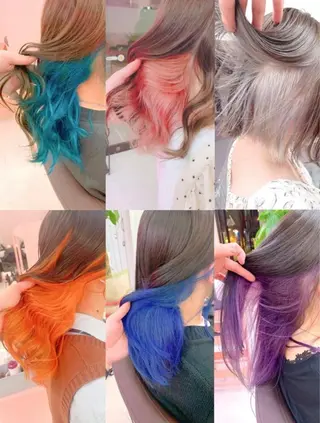 セミロング ❄️💛エクステ ブリーチ❄️yukiのヘアスタイル