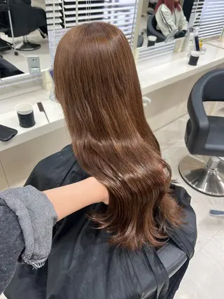 カラー うる艶ハイトーン/ ベージュ/りくと🦔のヘアスタイル