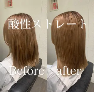 ミディアム 【酸性ストレート】 宮下和明のヘアスタイル