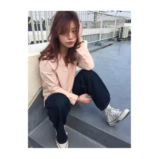 ミディアム カラー カラー職人/上川原 雄飛のヘアスタイル