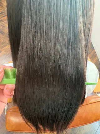 ロング 暗髪/透明感カラー /hyugaのヘアスタイル