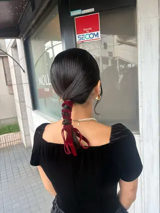 ヘアアレンジ MOLLASALON 浅香山店所属・艶髪✨美髪✨ 辻桃加のヘアスタイル