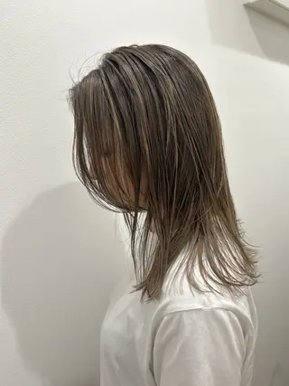 セミロング リベイル けんたのヘアスタイル