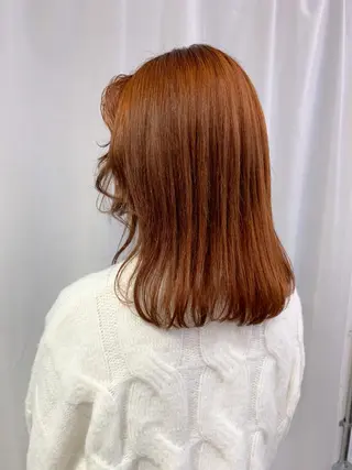 セミロング 仙田 遥のヘアスタイル