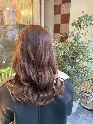 セミロング カラー EARTH 山﨑龍馬のヘアスタイル