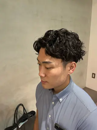 ショート パーマ メンズ fifth / 山下 和輝 海外風スタイルのヘアスタイル