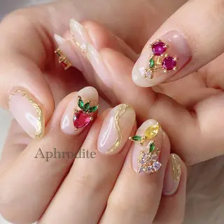 ネイル Aphrodite パラジェル認定サロンのネイルデザイン