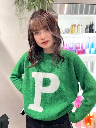 カラー スミレ /メンズ /コーンロウのヘアスタイル