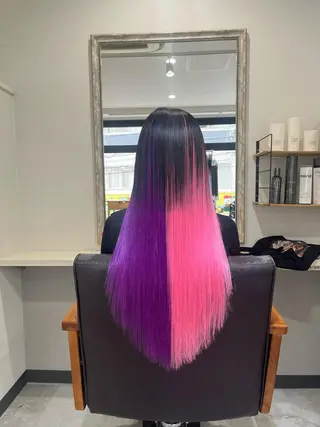 ロング カラー 🐈‍⬛ララモアナ yuri🐈‍⬛のヘアスタイル