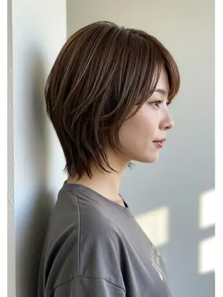 ショート Ang　関 貫太郎のヘアスタイル