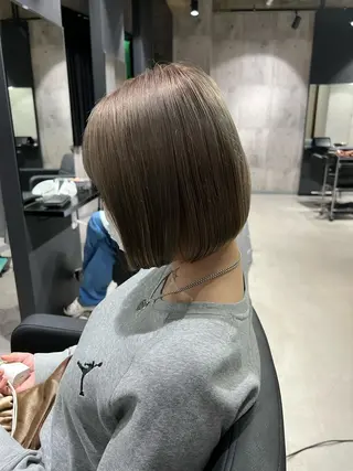 ショート カラー ヘアアレンジ _WHITE京橋店所属・髪質改善_WHITE RYUSUKEのヘアスタイル