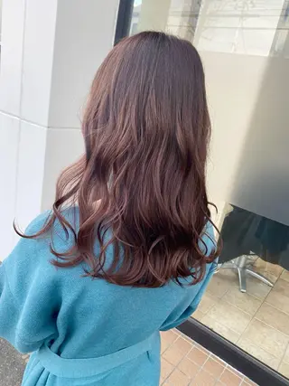 セミロング 🇰🇷韓国風顔周り NANAMI🇰🇷のヘアスタイル