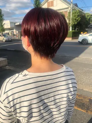 ショート カラー 井澤 和花のヘアスタイル