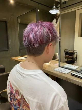 ショート メンズ 透明感カラー /Kanon️🫧のヘアスタイル