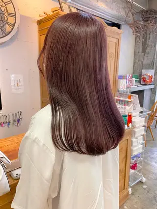 セミロング カラー Piaコータロー ハイトーン&‪ボブのヘアスタイル