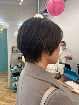ショート ROMMY.所属・大木 華のヘアスタイル