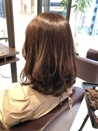 ミディアム 山本　恵 (やまもと  けい)のヘアスタイル