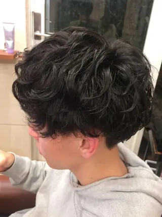 カラー パーマ ヘアアレンジ メンズ メンズパーマの巨匠 鈴木純のヘアスタイル