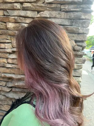 ロング カラー keita💫暖色系 💫ハイトーン💫のヘアスタイル