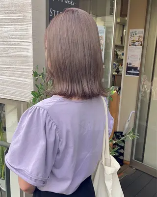 ミディアム カラー 佐藤優太朗 似合わせ/髪質改善のヘアスタイル