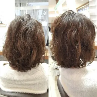 パーマ 若泉 真梨のヘアスタイル