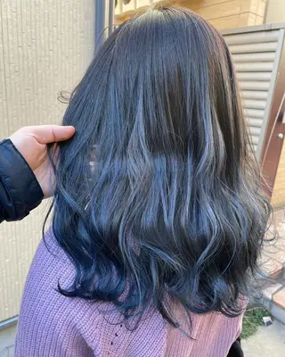 ミディアム カラー 遠藤 拓馬のヘアスタイル