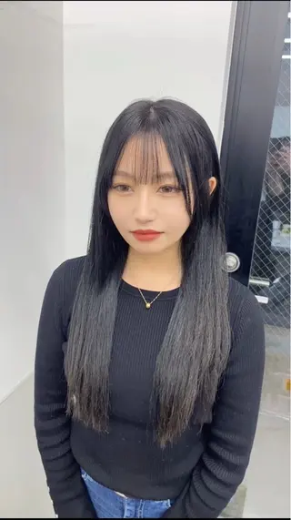 ロング カラー GO TODAY シェアサロン 町田店所属・韓国ヘア🇰🇷 スズキのヘアスタイル